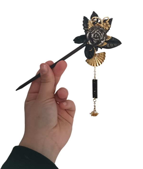 Kanzashi Ying Yang
