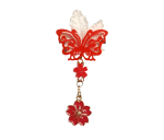 Broche Mariposa Roja