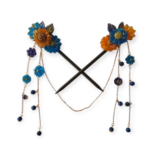 Kanzashi Doble Van Gogh