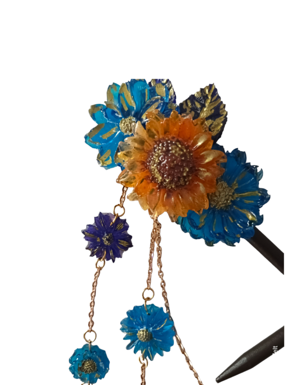 Kanzashi Doble Van Gogh