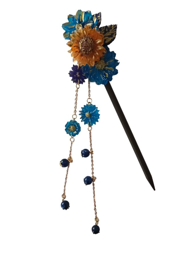 Kanzashi Doble Van Gogh