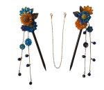 Kanzashi Doble Van Gogh