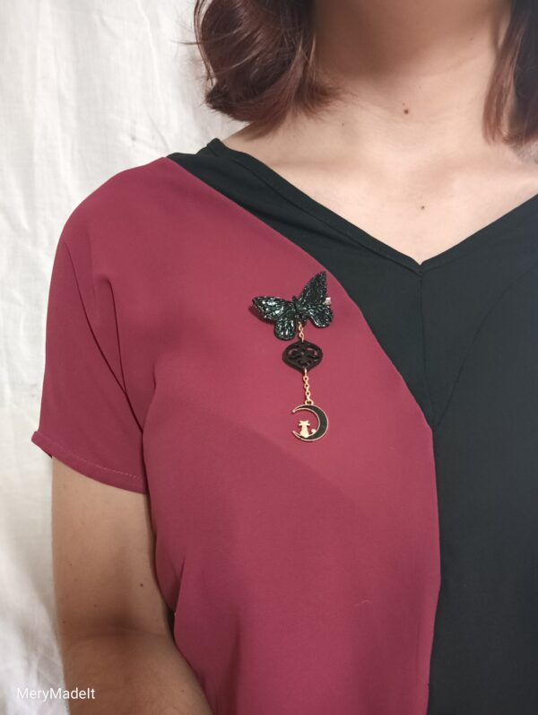 Broche Mariposa Nocturna