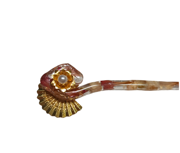 Kanzashi Majestad Carmesí