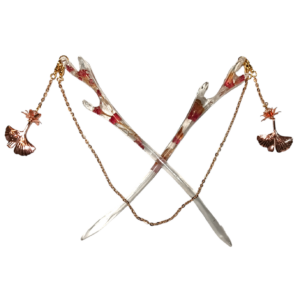 Kanzashi doble Ciervos de Nara