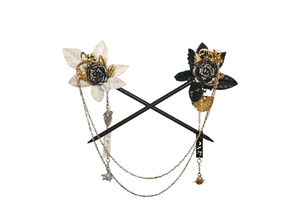 Kanzashi Ying Yang