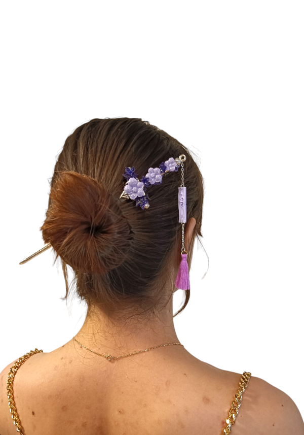 Kanzashi Corte Floral